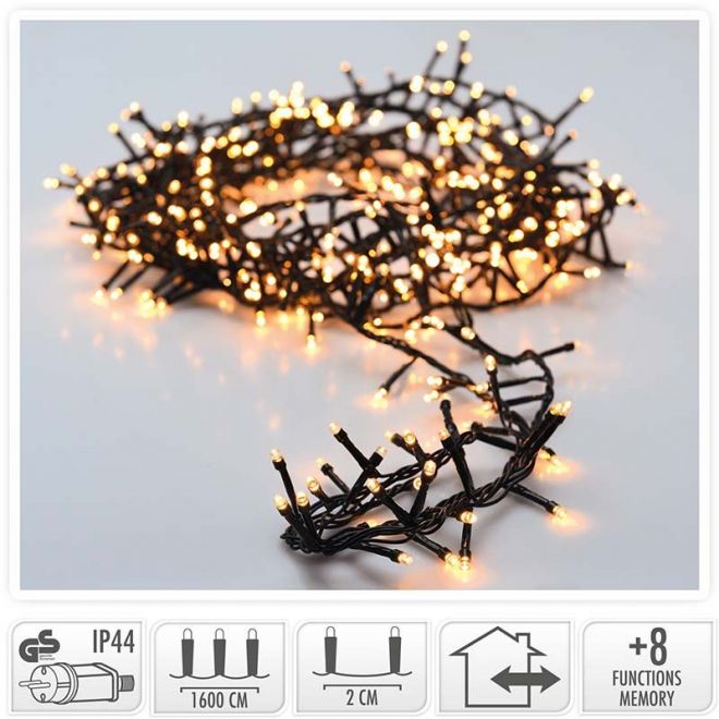Kerstverlichting - 16 meter - met 6 functies