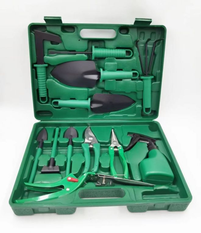Tuingereedschap Set – 10 Delig – Inclusief Koffer
